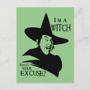 The Wizard Of Oz™   I'm A Witch Postcard