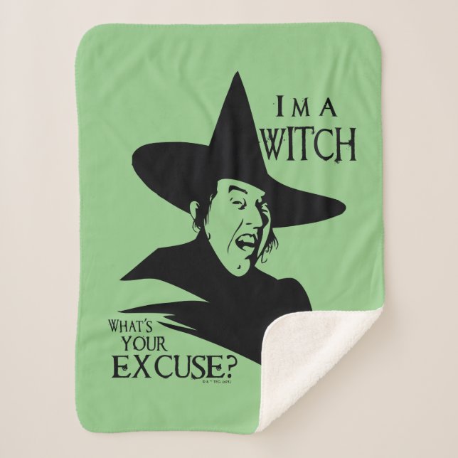 The Wizard Of Oz™ | I'm A Witch Sherpa Blanket (Front)