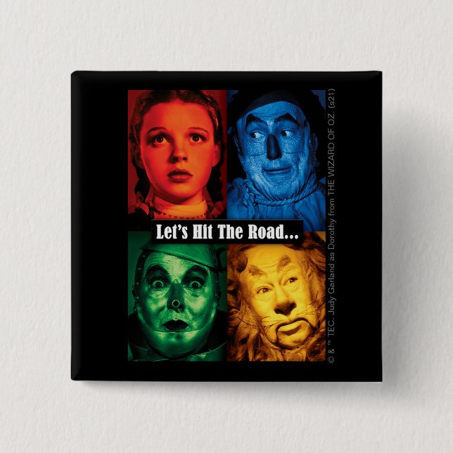 The Wizard Of Oz™ | Let's Hit The Road Button (Front)