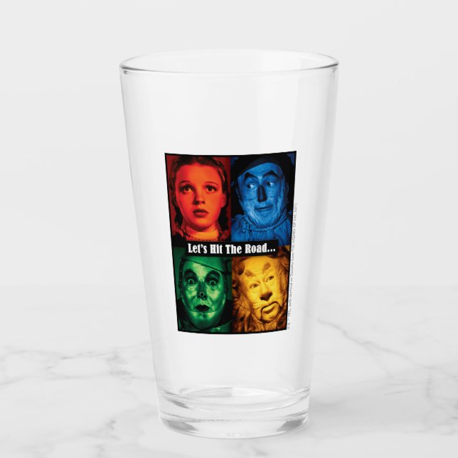 The Wizard Of Oz™ | Let's Hit The Road Glass (Front)
