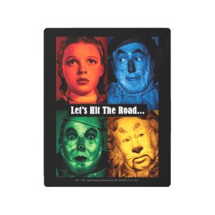 The Wizard Of Oz™   Let's Hit The Road Metal Print