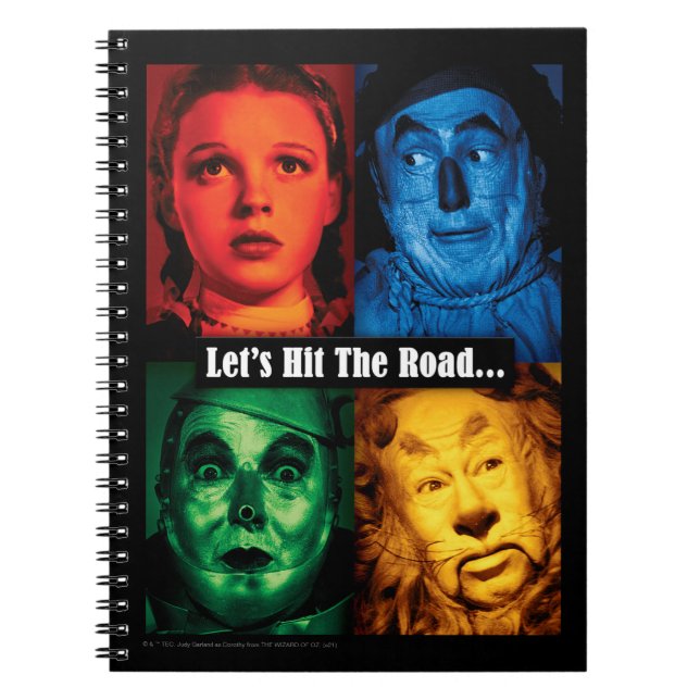The Wizard Of Oz™ | Let's Hit The Road Notebook (Front)