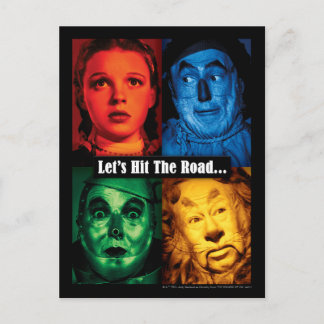 The Wizard Of Oz™ | Let's Hit The Road Postcard