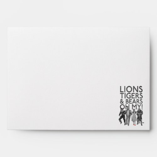 The Wizard Of Ozâ  Lions Tigers  Bears Oh My Envelope