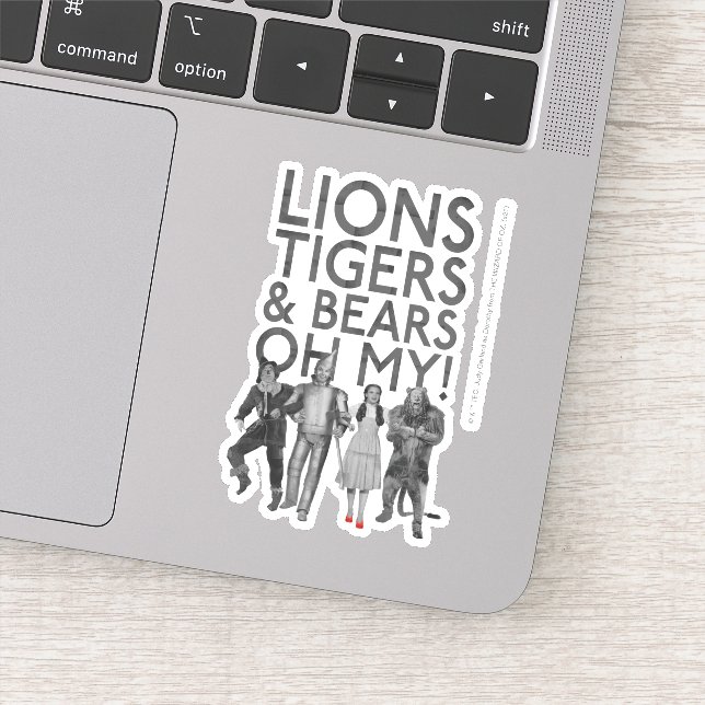 The Wizard Of Oz™ | Lions Tigers & Bears Oh My! Sticker (Detail)