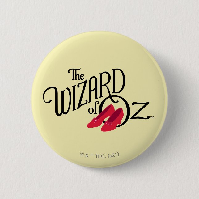 The Wizard Of Oz™ Logo Button (Front)