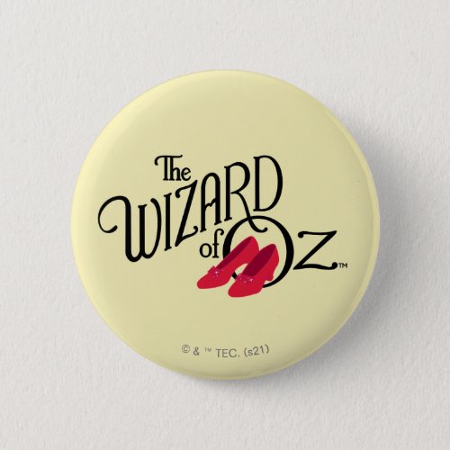 The Wizard Of Oz Logo Button