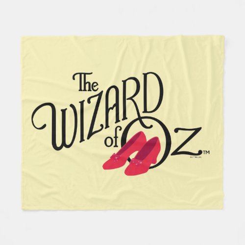 The Wizard Of Ozâ Logo Fleece Blanket