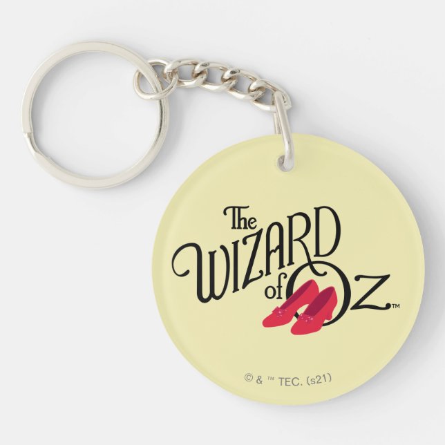 The Wizard Of Oz™ Logo Keychain (Front)