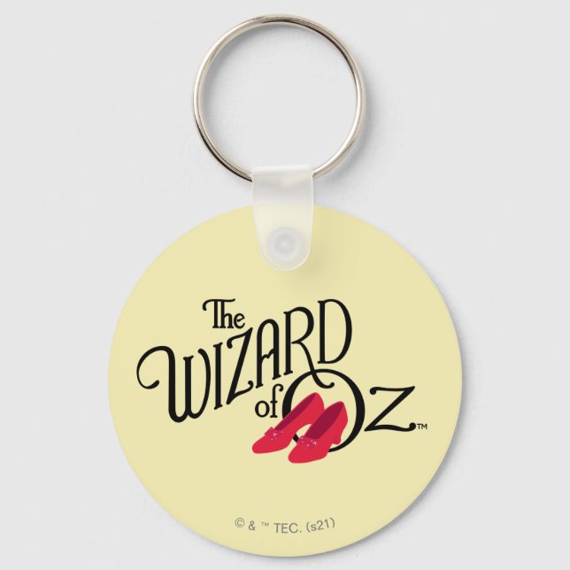 The Wizard Of Oz™ Logo Keychain (Front)