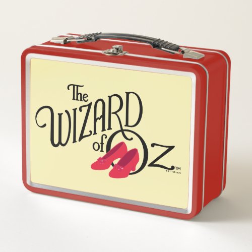 The Wizard Of Oz Logo Metal Lunch Box