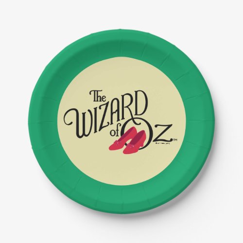 The Wizard Of Oz Logo Paper Plates