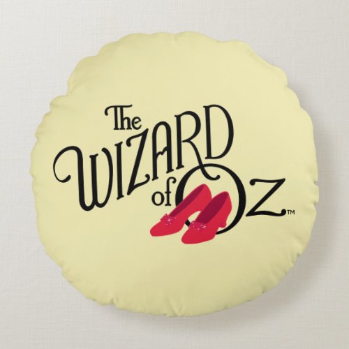 The Wizard Of Oz Logo Round Pillow