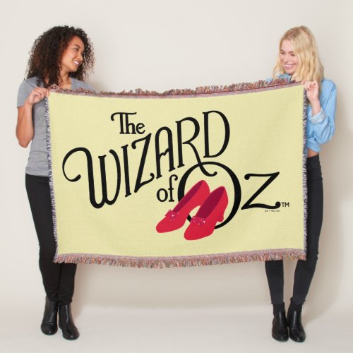 The Wizard Of Ozâ Logo Throw Blanket