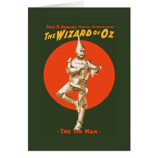 The wizard of Oz Musical Extravaganza Cards (Front)