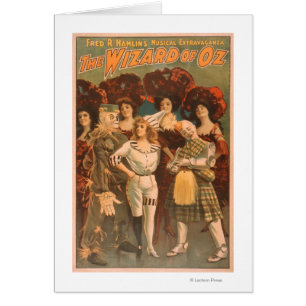 "The wizard of Oz" Musical Theatre Poster #1 Cards
