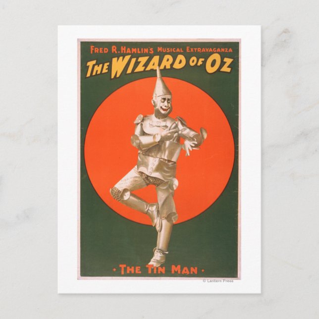 "The wizard of Oz" Musical Theatre Poster #2 Postcard (Front)