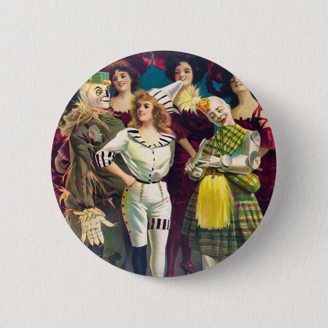 The Wizard of Oz Pinback Button (Front)