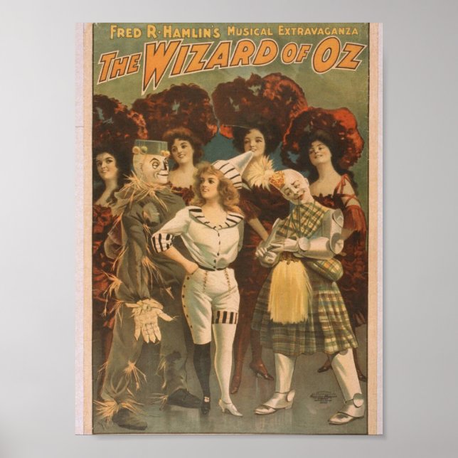 The Wizard of Oz Retro Theater Poster (Front)