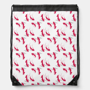 The Wizard Of Oz™   Ruby Slippers™ Pattern Drawstring Bag