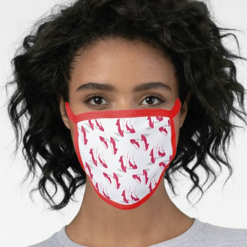 The Wizard Of Oz  Ruby Slippers Pattern Face Mask