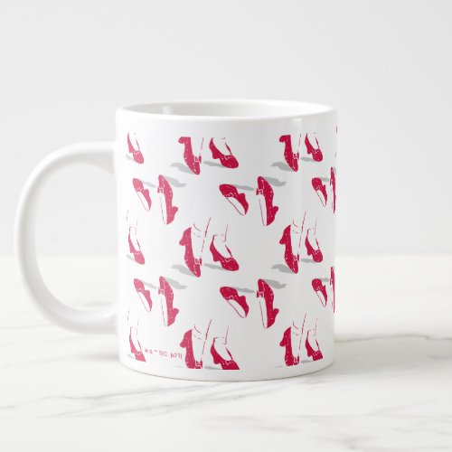 The Wizard Of Oz  Ruby Slippers Pattern Giant Coffee Mug