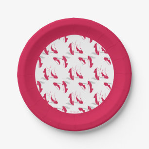 The Wizard Of Oz™   Ruby Slippers™ Pattern Paper Plates