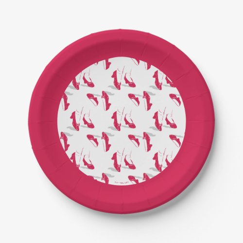 The Wizard Of Oz  Ruby Slippers Pattern Paper Plates