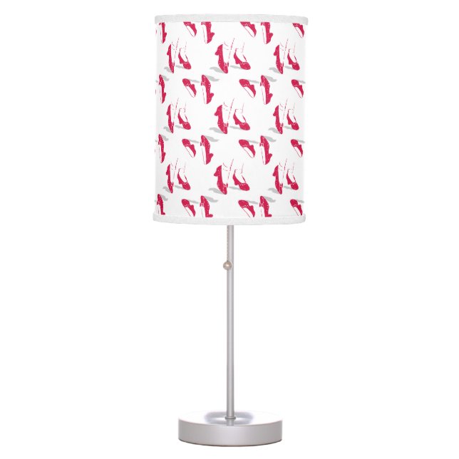 The Wizard Of Oz™ | Ruby Slippers™ Pattern Table Lamp (Front)