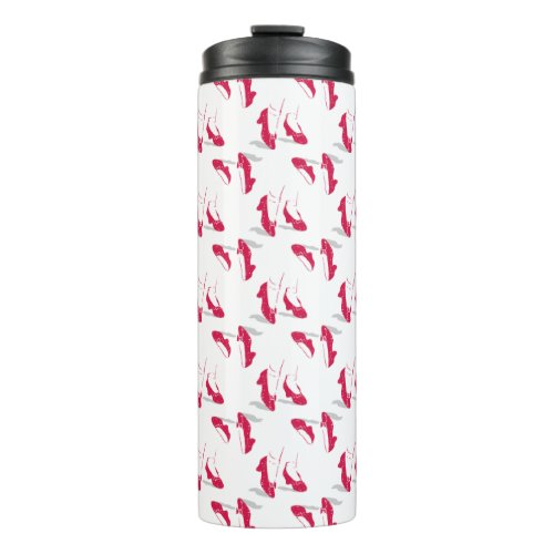 The Wizard Of Oz  Ruby Slippers Pattern Thermal Tumbler