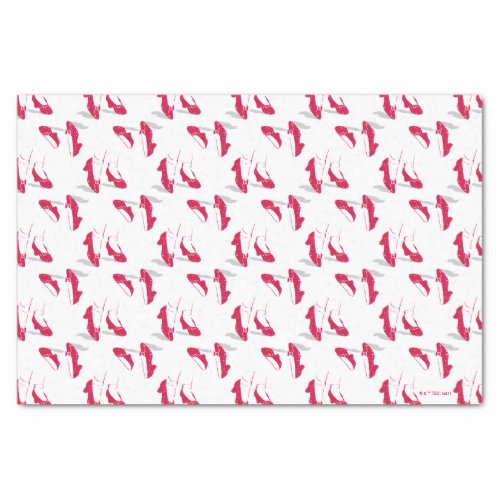 The Wizard Of Oz  Ruby Slippers Pattern Tissue Paper