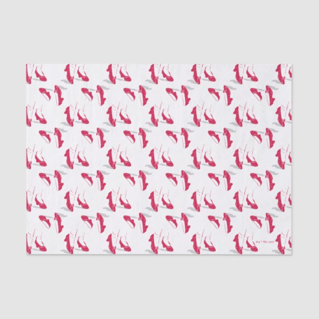 The Wizard Of Oz™ | Ruby Slippers™ Pattern Tissue Paper (Front)
