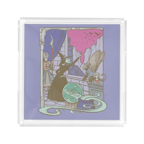 The Wizard Of Oz  Storybook Wicked Witch Acrylic Tray