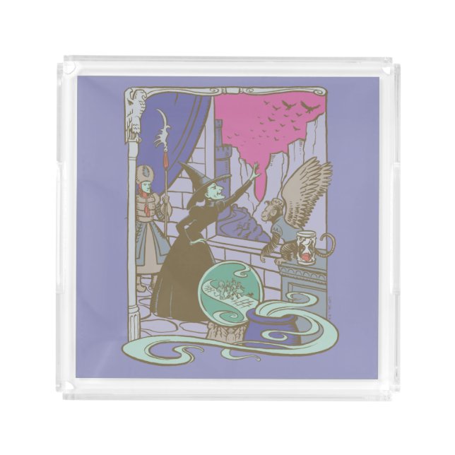 The Wizard Of Oz™ | Storybook Wicked Witch™ Acrylic Tray (Front)