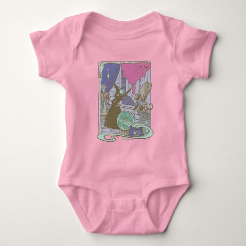 The Wizard Of Oz  Storybook Wicked Witch Baby Bodysuit