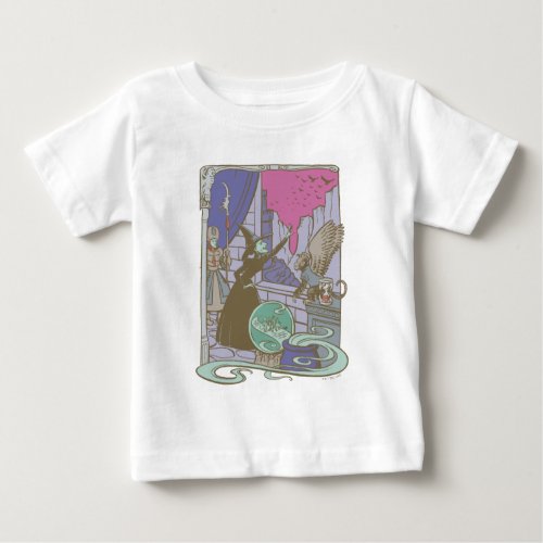 The Wizard Of Oz  Storybook Wicked Witch Baby T_Shirt