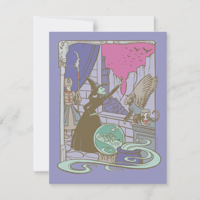 The Wizard Of Oz™ | Storybook Wicked Witch™ Note Card (Front)