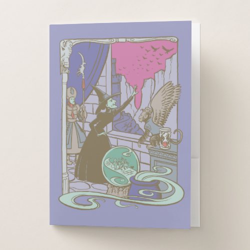 The Wizard Of Oz  Storybook Wicked Witch Pocket Folder