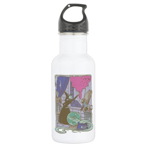 The Wizard Of Oz  Storybook Wicked Witch Stainless Steel Water Bottle