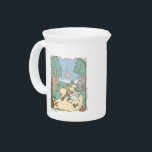 The Wizard Of Oz™ | Storybook Yellow Brick Road Beverage Pitcher<br><div class="desc">Check out this cute storybook illustration of Scarecrow™ and Dorothy™ skipping along the yellow brick road,  with Glinda the Good Witch™ floating above,  Cowardly Lion™ and Tin Man™ in the woods,  and the Wicked Witch™ in the foreground.</div>