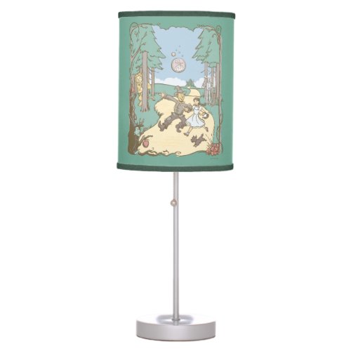 The Wizard Of Oz  Storybook Yellow Brick Road Table Lamp