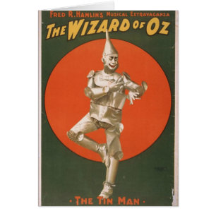 The Wizard of Oz, 'The Tin Man' Retro Theater Cards