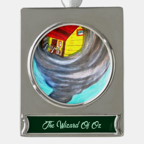 THE WIZARD OF OZ THE TWISTER Banner Ornament