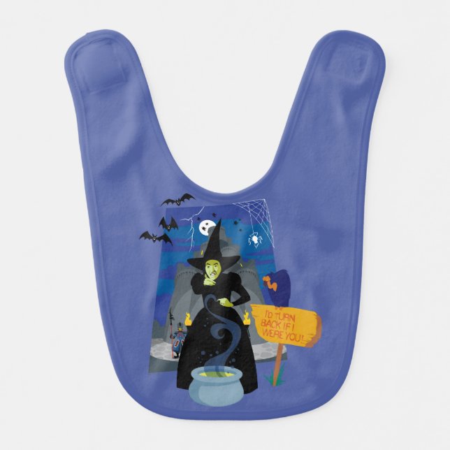 The Wizard Of Oz™ | The Wicked Witch Baby Bib (Front)