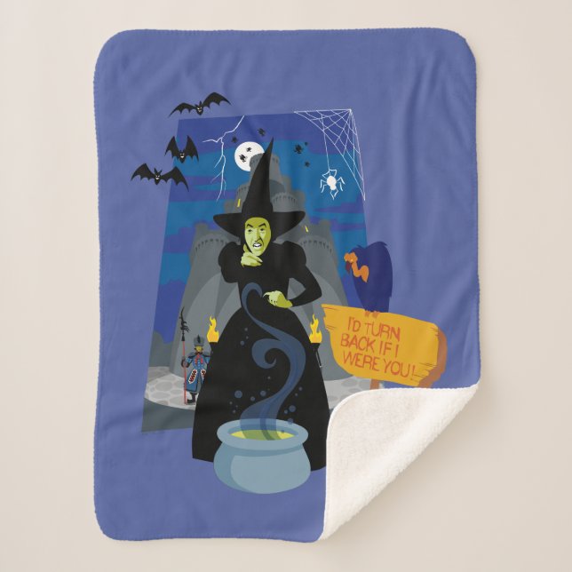 The Wizard Of Oz™ | The Wicked Witch Sherpa Blanket (Front)