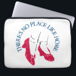 The Wizard Of Oz™ | There's No Place Like Home™ Laptop Sleeve<br><div class="desc">Check out this Ruby Slippers™ graphic that reads: "There's No Place Like Home™", </div>