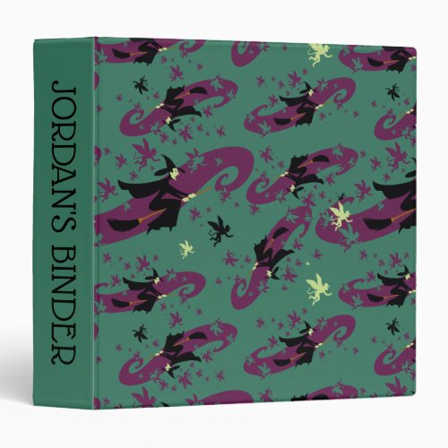 The Wizard Of Oz  Wicked Witch Pattern 3 Ring Binder