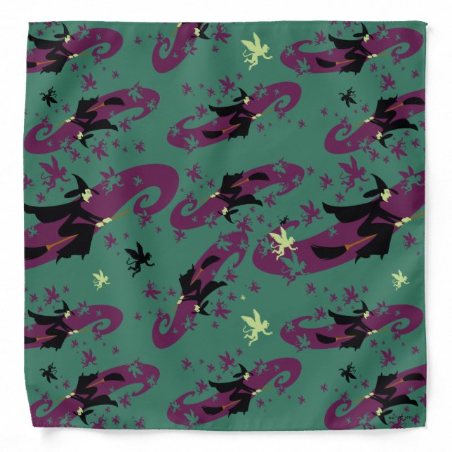 The Wizard Of Oz™ | Wicked Witch™ Pattern Bandana (Front)