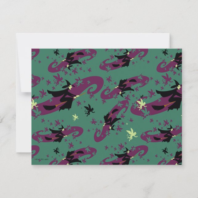 The Wizard Of Oz™ | Wicked Witch™ Pattern Note Card (Front)