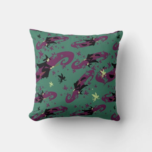 The Wizard Of Oz  Wicked Witch Pattern Throw Pillow